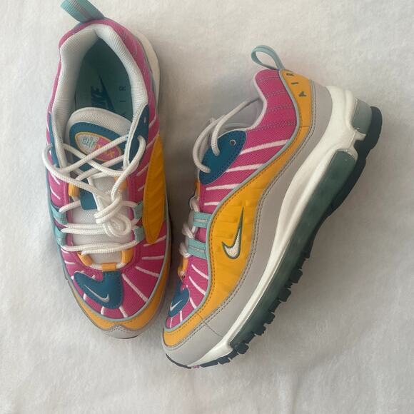 WMNS AIR MAX 98 'TEAL FUCHSIA' Size 6 - Picture 1 of 7
